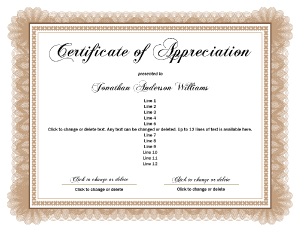 Free Printable Certificate Border Style Two