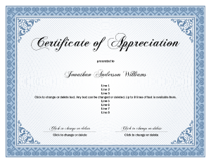 Free Printable Certificate Border Style Three