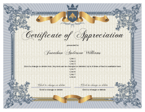 Free Printable Certificate Border Style Four